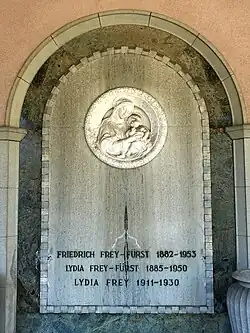 Feld 21, Hallengräber Nr. 320–325 auf dem Friedhof Friedental, Stadt Luzern