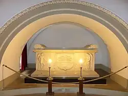 Marmorsarkophag von Marie Gräfin Neipperg.