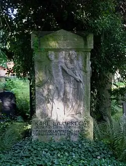 Grabmal Karl Lamprecht, Schulpforta, 1918