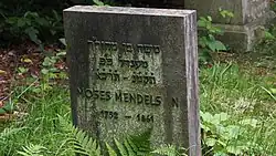 Grabstein Moses Mendelssohn
