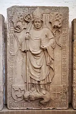 Grabplatte Bischof Schulenburg