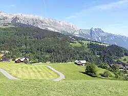Blick vom Grabserberg auf die Kreuzberge