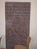 Grabstein von 1544 in der Pfarrkirche Ottenschlag