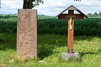 Grabstein von Pfarrer Stoll