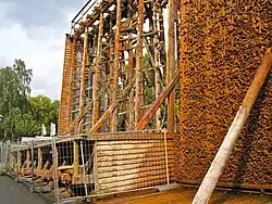 Innengerüst eines Gradierwerks in Bad Salzuflen