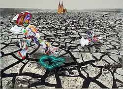 Grafik Herz aus Müll