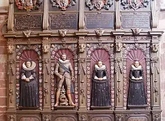 Grabmal der Anna Maria von Hessen-Kassel mit ihrem Sohn Philipp und ihren Töchtern Dorothea und Juliana