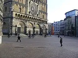 Blick vom Rathauswinkel zum Dom und zur Domsheide