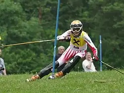 Hannes Angerer im Slalom der Österreichischen Meisterschaften 2010