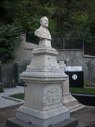 Grab des Bühnenautors David Eristawi