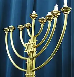 Chanukkia in der Grazer Synagoge