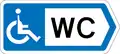 Toilette für Menschen mit Behinderungen