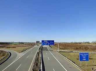 Die A&nbsp;14 am Kreuz Wismar