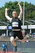 Greg Rutherford, Olympiasieger von 2012 und Vizeeuropameister von 2006 – Rang acht mit 7,87&nbsp;m
