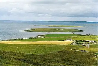 Finstown und der Holm of Grimbister