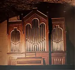 Orgelprospekt der Mehmel-Orgel in Groß Bisdorf