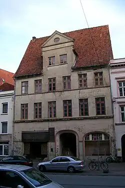 Große Burgstraße 11, ehemaliges Stadthaus der Bischöfe von Ratzeburg und der Herzöge von Mecklenburg, Zustand 2007