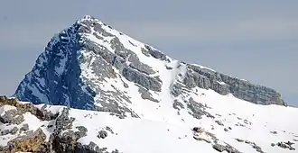 Die Große Riedlkarspitze von Südwesten