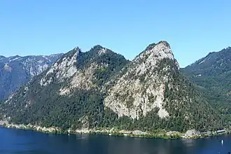 Großer Sonnstein links, Kleiner Sonnstein rechts