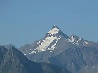 Großes Wiesbachhorn von Nordosten, rechts Kleines Wiesbachhorn