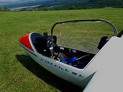 Cockpit eines Club Astir IIIB