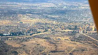 Blick über Groot Aub Richtung Osten