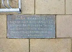 Erinnerung an die Friedliche Revolution in Großenhain, Foto: Januar 2025