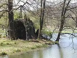 Grotte im Landschaftspark Bärwalde, nach 1875