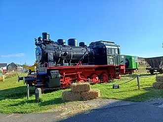 Tenderlokomotive ELNA 6 (Anna N.8) im Außenbereich des Museums Energeticon