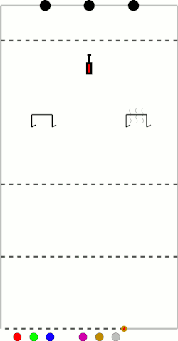 Animierter Ablauf der Gruppenstafette