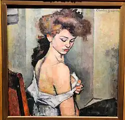 Charles-François-Prosper Guérin, Schulterfreies Mädchen.