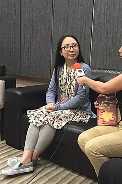 Gu Byeong-mo auf der Feria Internacional del Libro de Guadalajara (2015)