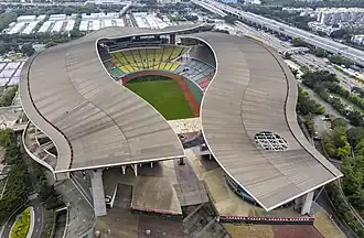 Das Stadion von oben (2023)