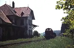 Güterzug in Gündelwangen