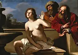 Susanna und die Alten (Susanna e i Vecchioni) von Guercino ca. 1649.