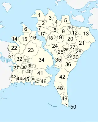 Kirchspiele der Kommune