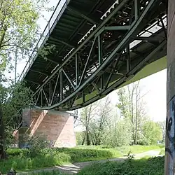 Fischbauchträger der nördlichen Vorlandbrücke