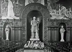 Gutenbergdenkmal im Deutschen Buchgewerbehaus in Leipzig, 1900