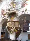 Rokoko-Kanzel in der Klosterkirche Gutenzell