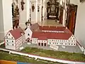 Modell der Klosteranlage um 1700