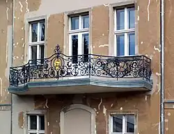 Sanierte Balkonbrüstung anno 2017