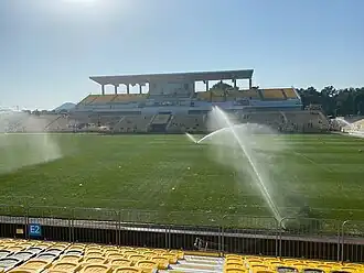 Haupttribüne des Gwangju-Fußballstadion