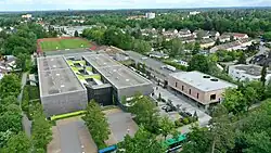 Gymnasium Neubiberg von oben