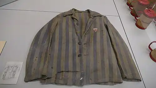 Häftlingsjacke aus dem KZ Dachau
