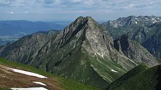 Höfats aus Süden vom Kreuzeck