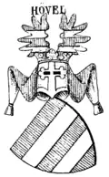 Wappenvariante der Hövel in Siebmachers Wappenbuch (1878)