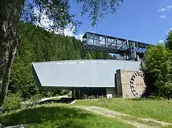 Ausstellungsgebäude in der Heft, Hüttenberg für die Kärntner Landesausstellung