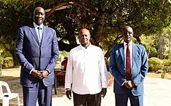 Deng mit Präsident Yoweri Museveni (Uganda)