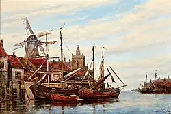 Eikendam, signiert „J van Couver“