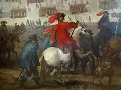 Detail aus: „Der Posto bei Preßnitz“, Ottavio Piccolomini.